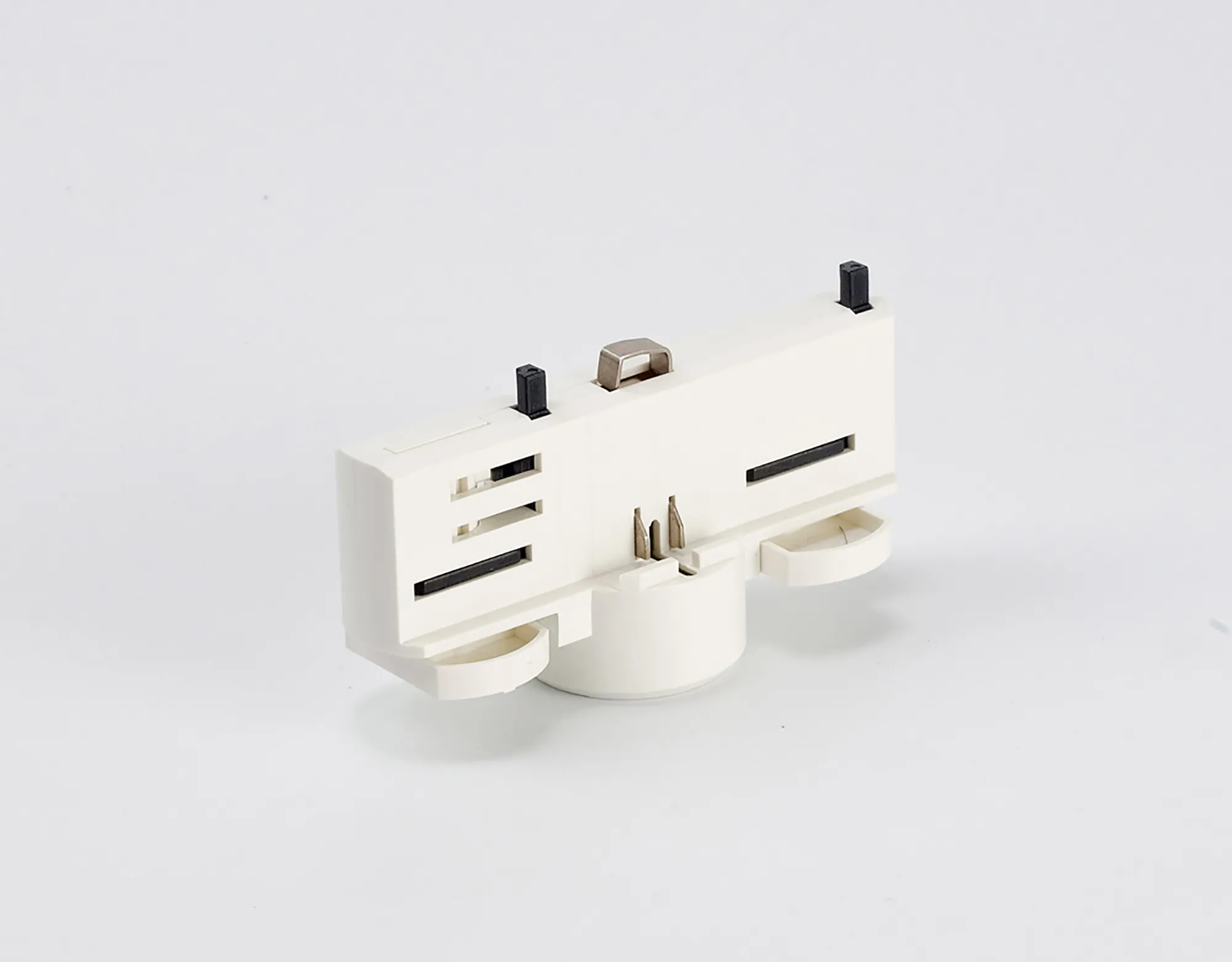 White Multi Adapter For 3 Circuit Track 99-759-1  Eutrac Adapters & Components-White